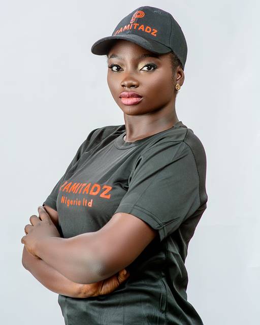 Pamitadz team member in a company cap and shirt
